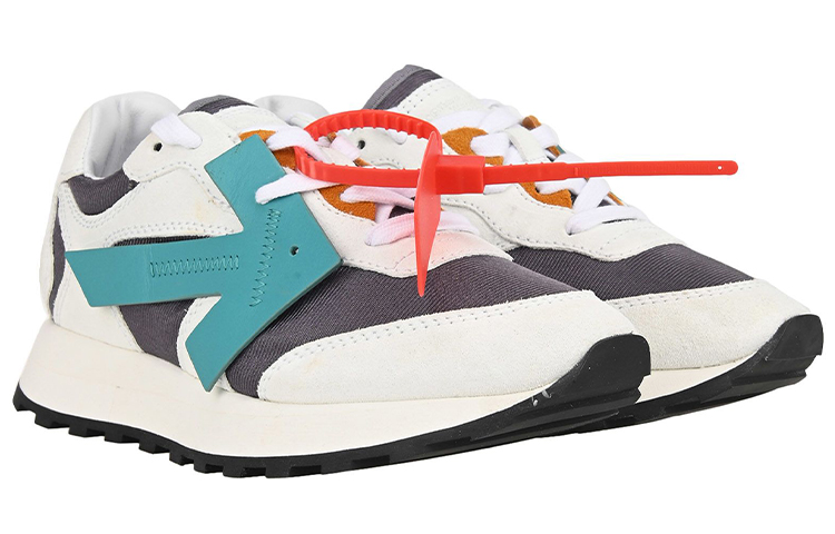 Lookbook (W) Off-White HG 跑鞋 '光学白 浅蓝' OWIA163E20LEA001-0240