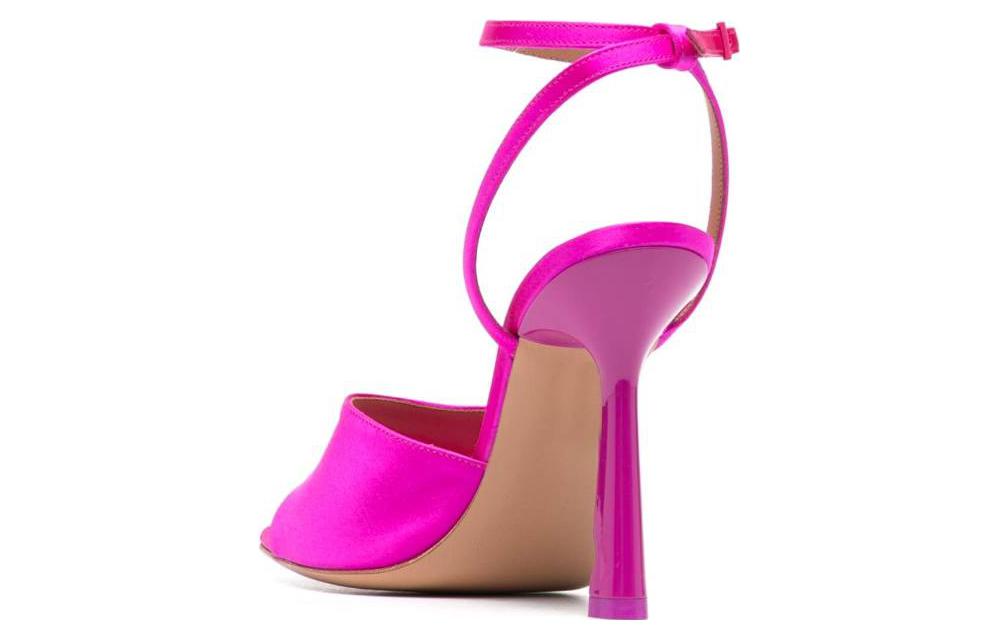 (W) Off-White Pop Pearl Satin Heels Fushsia 'Pink' 圖 6