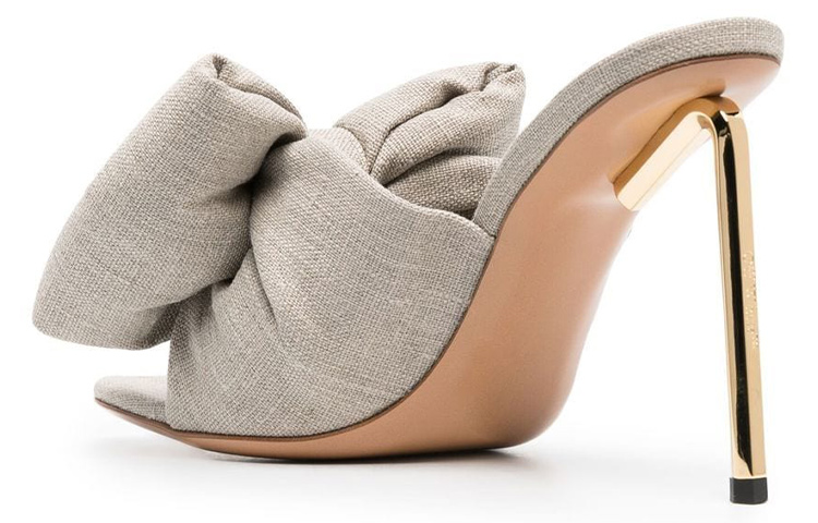 (W) Off-White High-Heeled Sandal 'Grey Bow' 圖 4