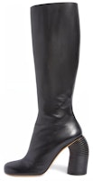 (Women) Off-White High-Top Boots 'Black Leather Zip' OWIE037S23LEA0011010 (Women) Off-White High-Top Boots 'Black Leather Zip' OWIE037S23LEA0011010