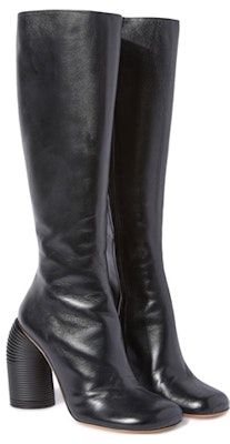 (W) 오프화이트 블랙 레더 짚 하이탑 부츠 OWIE037S23LEA0011010 Lookbook (W) 오프화이트 블랙 레더 짚 하이탑 부츠 OWIE037S23LEA0011010