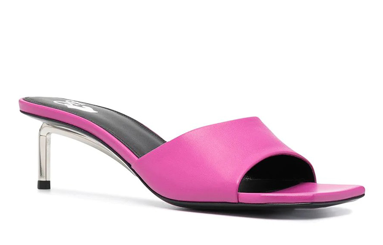 (W) Off-White High-Top Fashion Sandals 'Purple Red' 圖 2