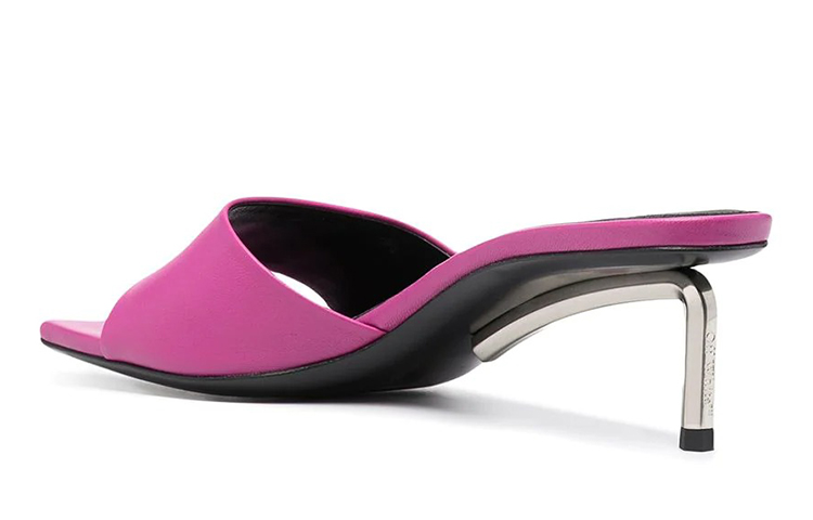 (W) Off-White High-Top Fashion Sandals 'Purple Red' 圖 3