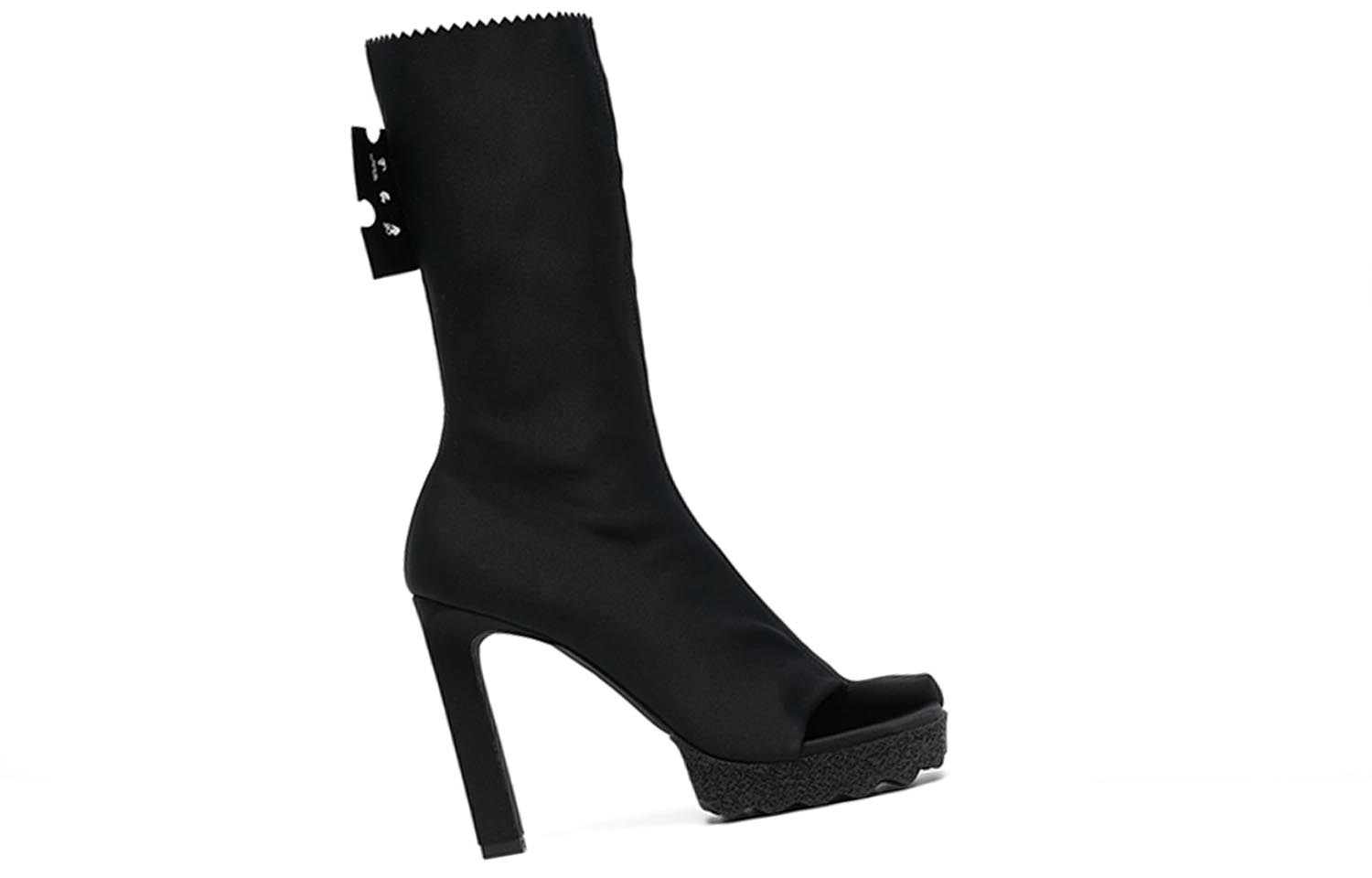 (W) Off-White High-Top Heels 11.5cm 'Black' 圖 2