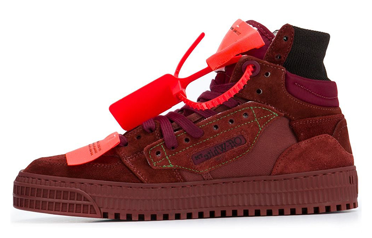 (W) Off-White High 'Deep Red'