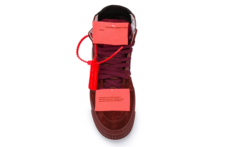 (W) Off-White High 'Deep Red' 圖 2