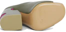 Purchase (W) Off-White Talon Haut ''Fashion Slide Vert'' OWIJ028S23LEA0015632