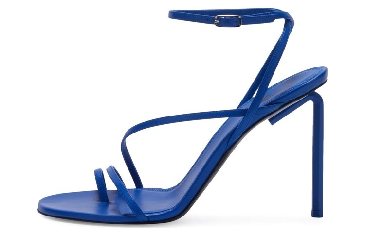 (Women) Off-White High Heel Sandals 'Elegant Blue Strap' OWIH022S22LEA0014500