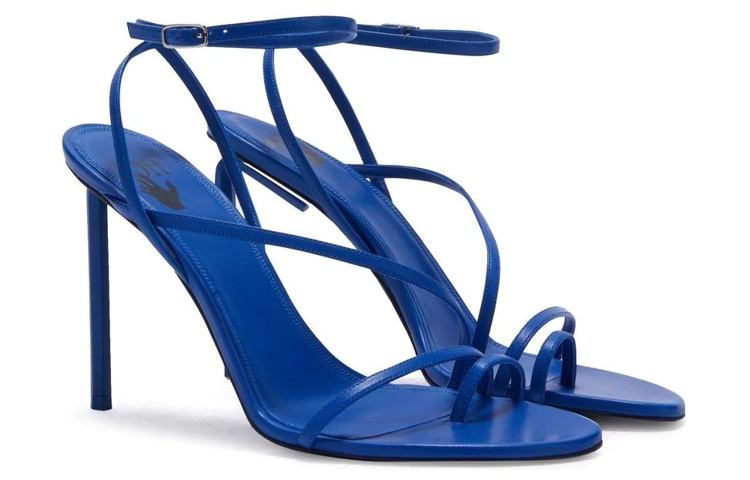 Order (W) Sandal Hak Tinggi Off-White 'Tali Biru Elegan' OWIH022S22LEA0014500