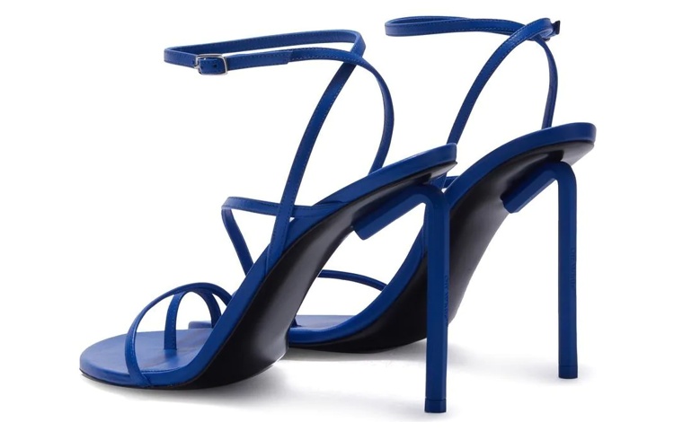 Lookbook (W) Sandal Hak Tinggi Off-White 'Tali Biru Elegan' OWIH022S22LEA0014500