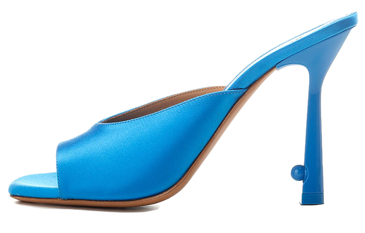 (W) Off-White High Heel Slide 'Fashion Blue'