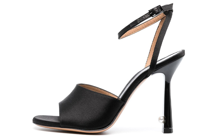 (W) Off-White High Heel Slide 'Lollipop Satin Black'