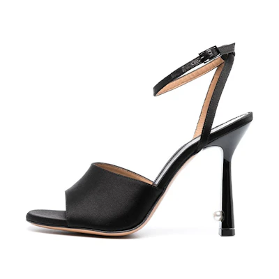 (W) Off-White High Heel Slide 'Lollipop Satin Black'