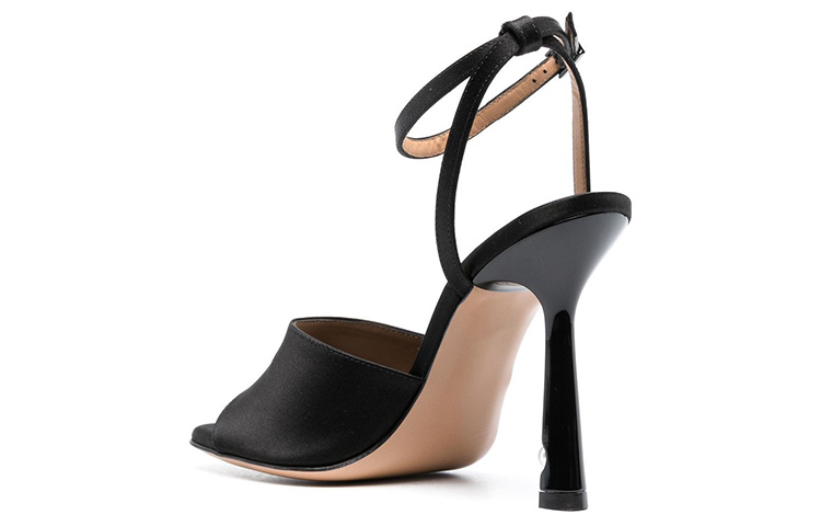 (W) Off-White High Heel Slide 'Lollipop Satin Black' 圖 4