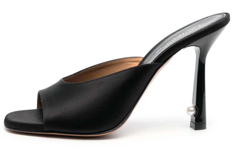 Buy (W) Off-White High Heels 'Fashion Slides Hitam' 11cm OWIJ025S23FAB0011001