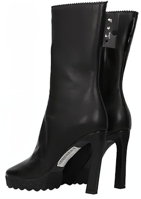 (Women) Off-White High Top Boots 'Simplified Warmth Black' OWID005F20LEA0011000 Lookbook (Women) Off-White High Top Boots 'Simplified Warmth Black' OWID005F20LEA0011000