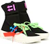 Lookbook (W) Off-White 黑色高帮厚底运动鞋 OWIA132R19B83016