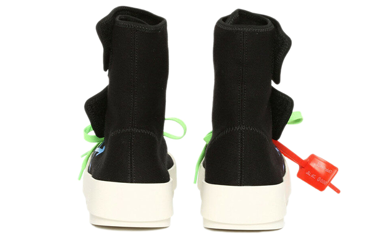 Purchase (W) Off-White 黑色高帮厚底运动鞋 OWIA132R19B83016