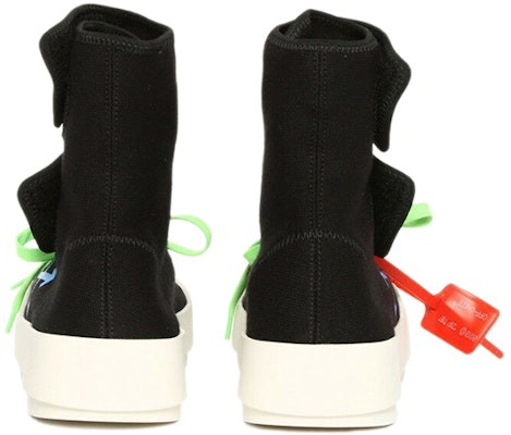 (W) 오프화이트 블랙 하이탑 플랫폼 스니커즈 OWIA132R19B83016 Purchase (W) 오프화이트 블랙 하이탑 플랫폼 스니커즈 OWIA132R19B83016