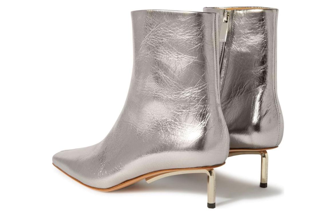 (W) Off-White High Top Sneakers 'Silver' 圖 3