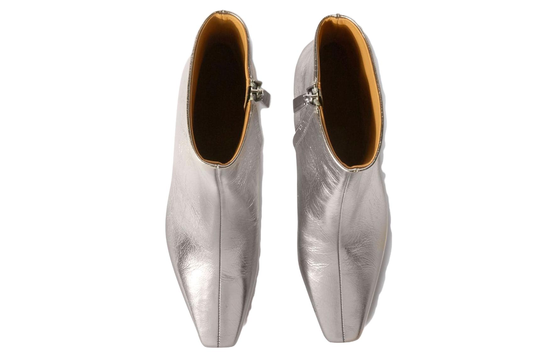 (W) Off-White High Top Sneakers 'Silver' 圖 4