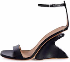 (Women) Off-White Jug Wedge Sandal Black OWIH058S24LEA0011010 (Women) Off-White Jug Wedge Sandal Black OWIH058S24LEA0011010