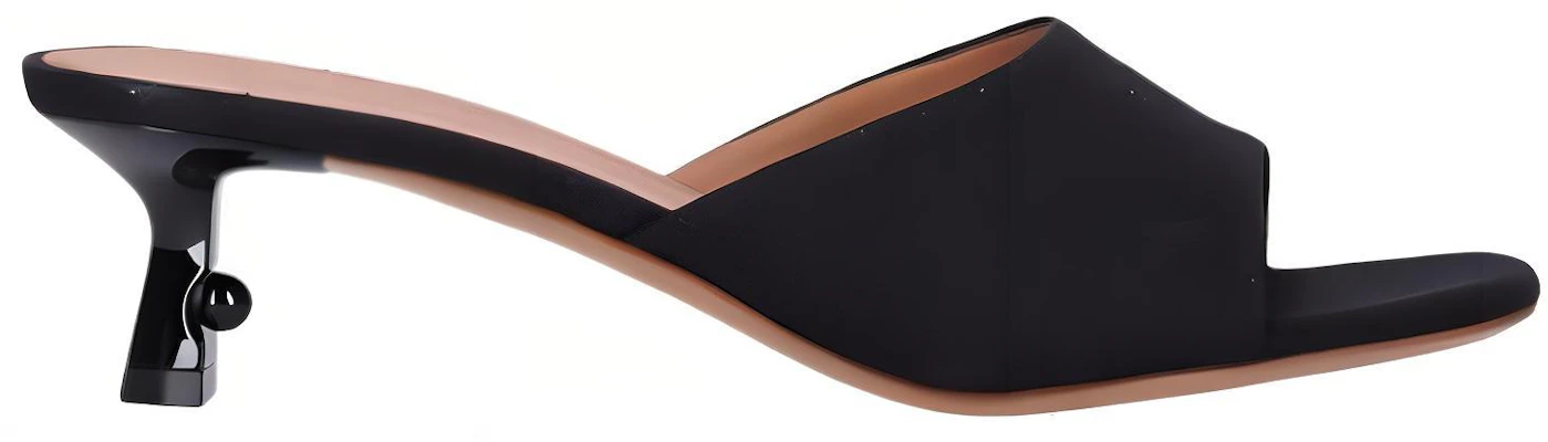 (W) Off-White Leder Slide Schwarzer Stiletto Rundzehen OWIJ027S24FAB0011009 Order (W) Off-White Leder Slide Schwarzer Stiletto Rundzehen OWIJ027S24FAB0011009