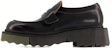 (W) Off-White Slip-On Kulit Hujung Petak 'Hitam' OWIG002C99LEA0011056
