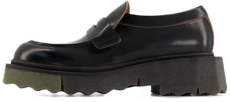 (Women) Off-White Leather Square Toe Slip-On 'Black' OWIG002C99LEA0011056 (Women) Off-White Leather Square Toe Slip-On 'Black' OWIG002C99LEA0011056