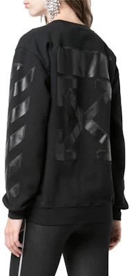 (W) OFF-WHITE Logo Baju Sejuk Kapas Oversized Wanita Hitam OMBA046E19F30096-1010 Shop (W) OFF-WHITE Logo Baju Sejuk Kapas Oversized Wanita Hitam OMBA046E19F30096-1010