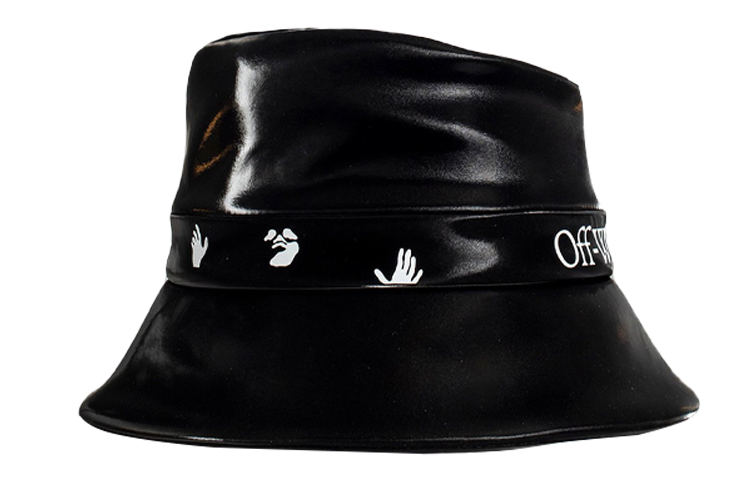 Lookbook (W) Sombrero Pescador Negro OFF-WHITE Logo OWLB013F20FAB0011001