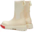 Shop (W) Boot Hujan Off-White Logo 'Ecru' OWIE016S22MAT001-0125