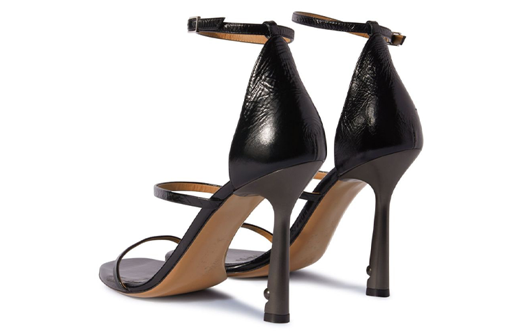 (W) Off-White Lollipop Strappy Sandal Black 圖 3