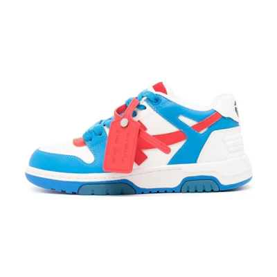 (W) Off-White Low 'Blue White Red'