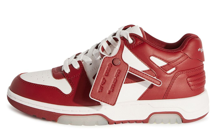 (W) Off-White Low 'Red White'