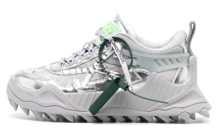 (W) Off-White Low Top 'Leather Round Toe'