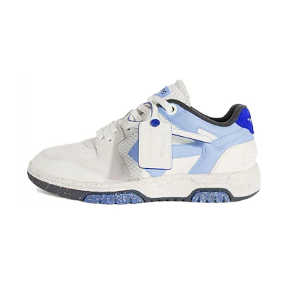 (W) Off-White Low Top Sneaker 'Blue White'