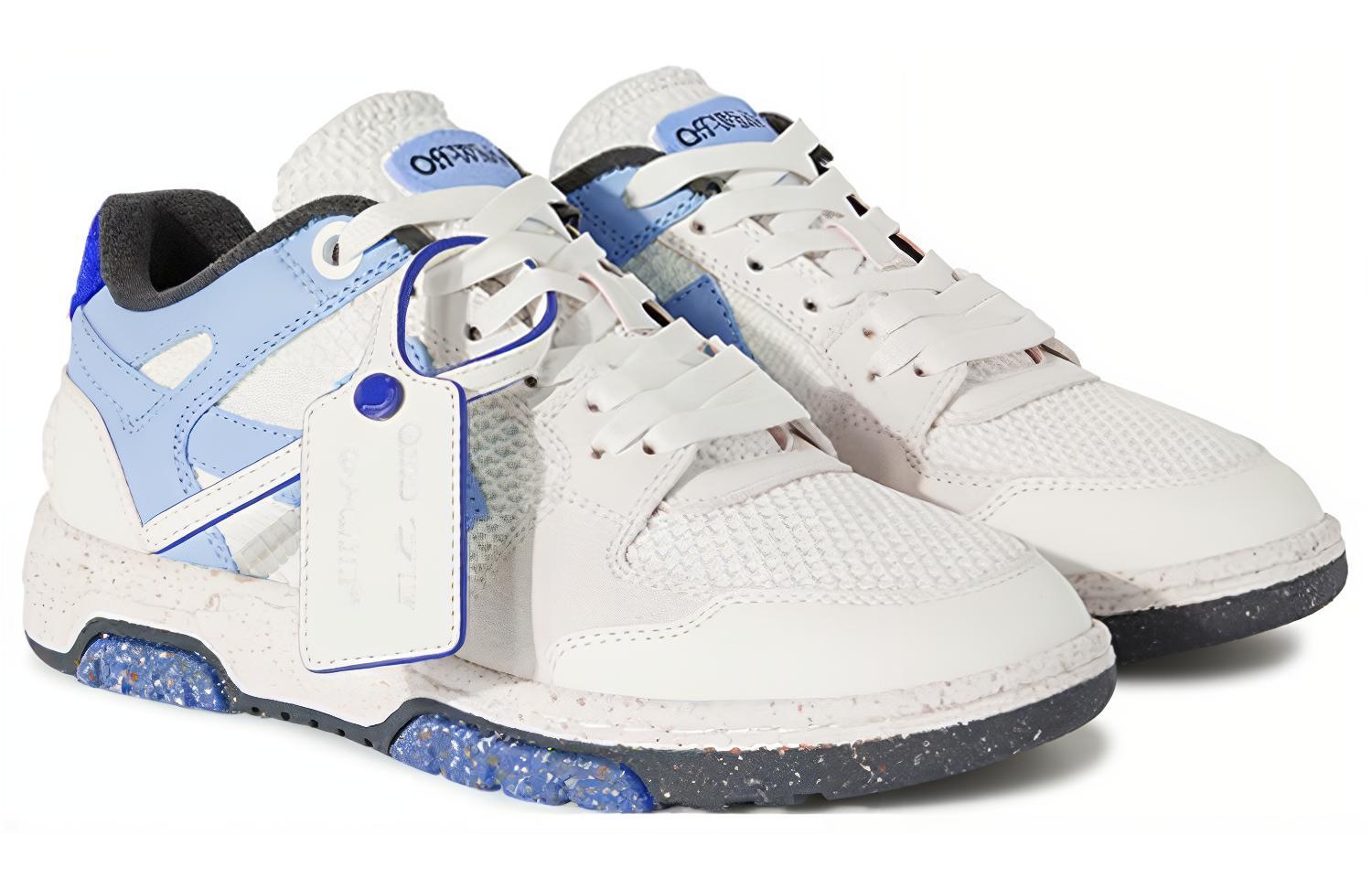 (W) Off-White Low Top Sneaker 'Blue White' 圖 2