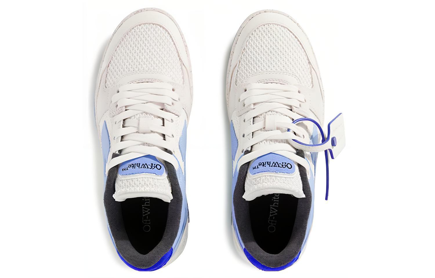 (W) Off-White Low Top Sneaker 'Blue White' 圖 4