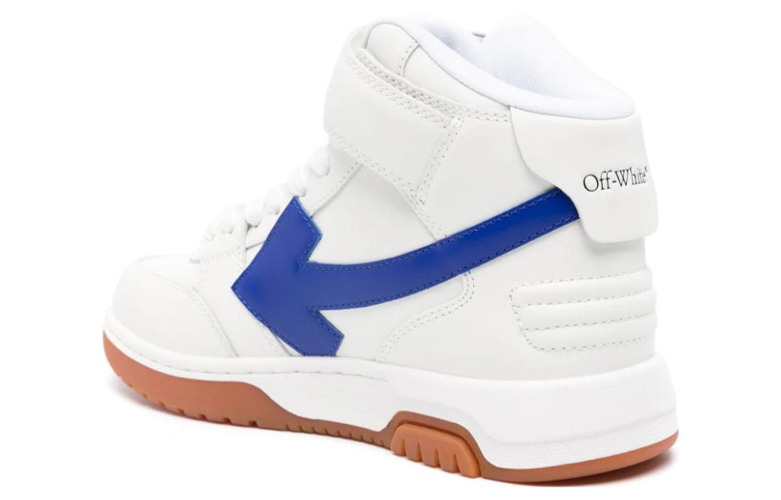 Lookbook OFF-WHITE 小牛皮 圓頭繫帶 中筒 帆布鞋 女款 白色