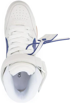 OFF-WHITE 小牛皮 圓頭繫帶 中筒 帆布鞋 女款 白色 Shop OFF-WHITE 小牛皮 圓頭繫帶 中筒 帆布鞋 女款 白色