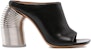 (W) Off-White Mules 'Stiletto Hitam' OWIJ033F23LEA0011072