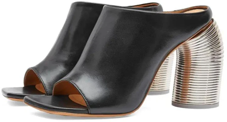 (W) Off-White Mules ''Zwart Stiletto'' OWIJ033F23LEA0011072 Shop (W) Off-White Mules ''Zwart Stiletto'' OWIJ033F23LEA0011072