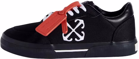 (Women) Off-White New Low Vulcanized 'Black White' OWIA288S24FAB001-1001 (Women) Off-White New Low Vulcanized 'Black White' OWIA288S24FAB001-1001