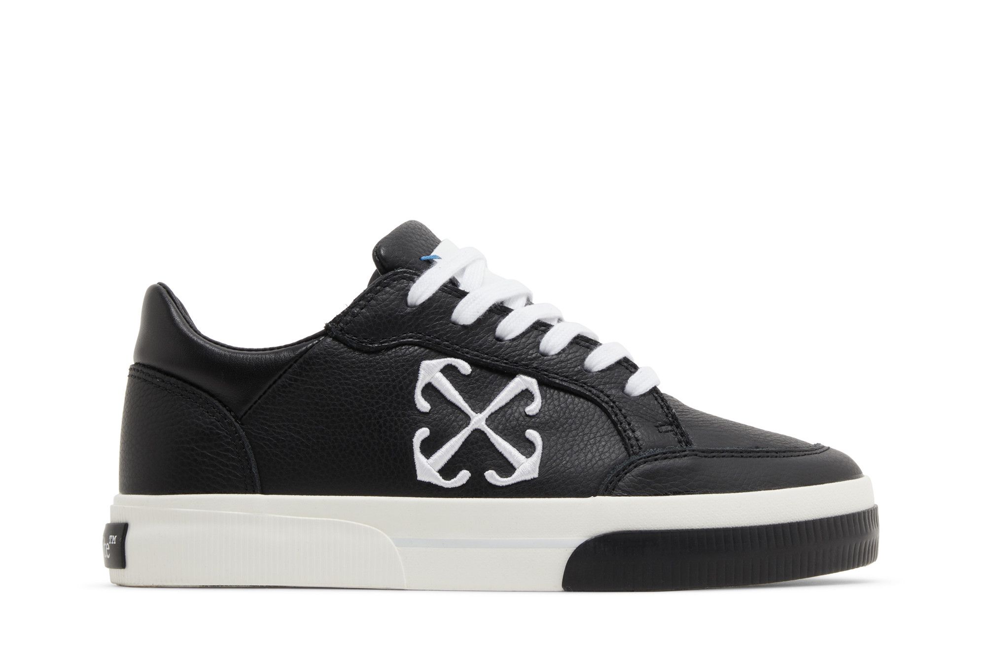 (W) Off-White New Low Vulcanized 'Black White'