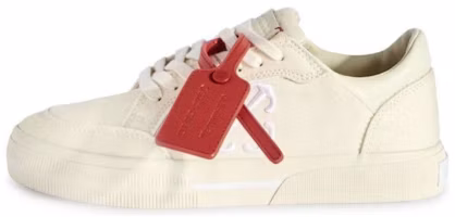 (Women) Off-White New Low Vulcanized Canvas Sneakers 'Beige' OWIA288S24FAB0010301 (Women) Off-White New Low Vulcanized Canvas Sneakers 'Beige' OWIA288S24FAB0010301
