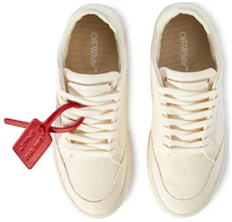 Shop (W) Off-White 新款低帮帆布硫化鞋 '米色' OWIA288S24FAB0010301