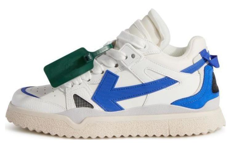 Buy (W) Sneakers Off-White Sponge Mid-Top 'Putih Biru' OWIA271F23LEA0010169