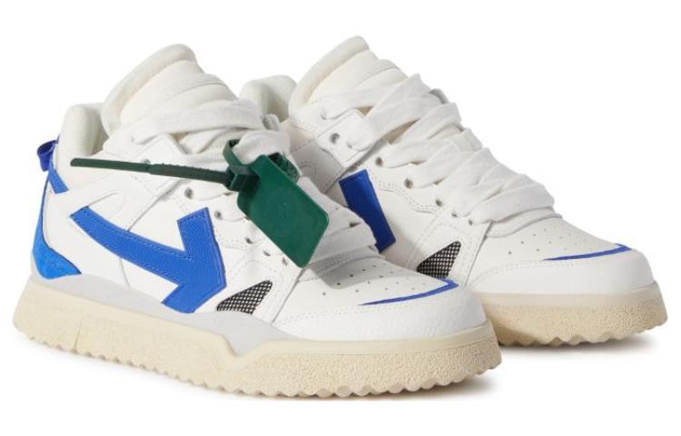Order (W) Sneakers Off-White Sponge Mid-Top 'Putih Biru' OWIA271F23LEA0010169