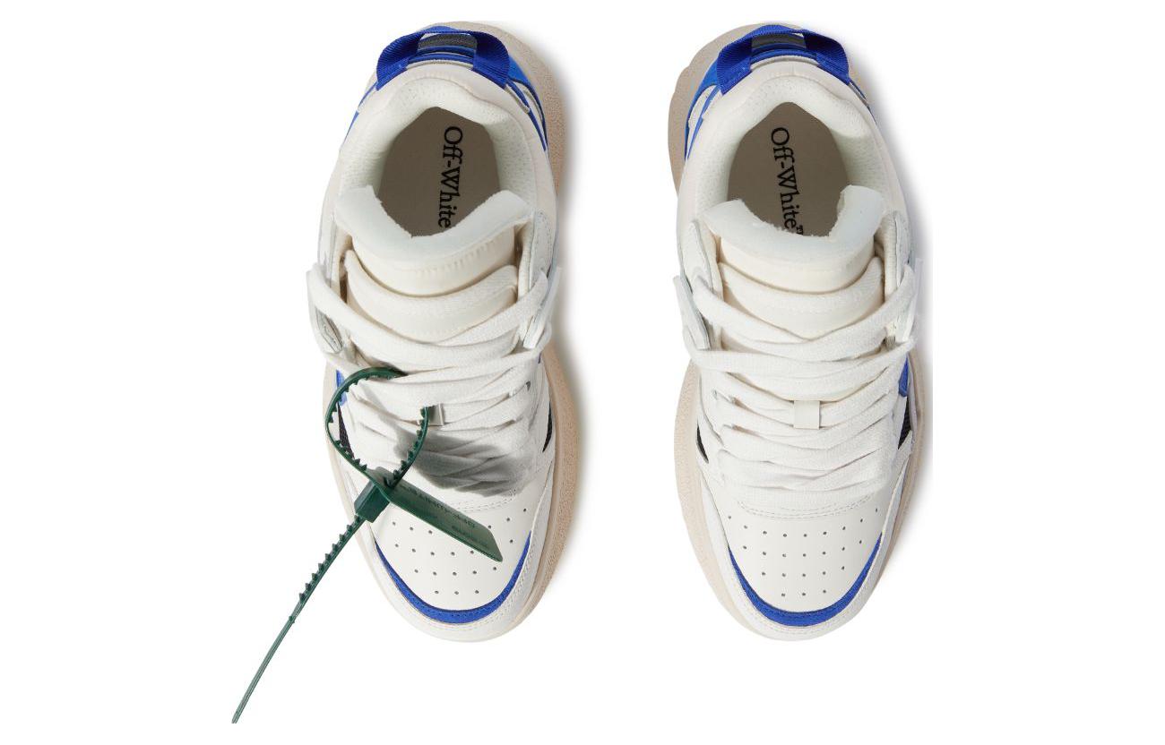 Lookbook (W) Off-White New Mid Sponge ''Weiß Blau'' OWIA271F23LEA0010169